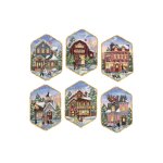 (image for) Gold Collection Christmas Village Ornaments Counted Cross Stitch